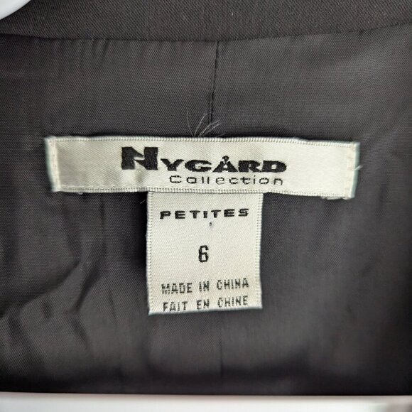 Nygard Collection Floral Embroidered Long Coat - Picture 4 of 10